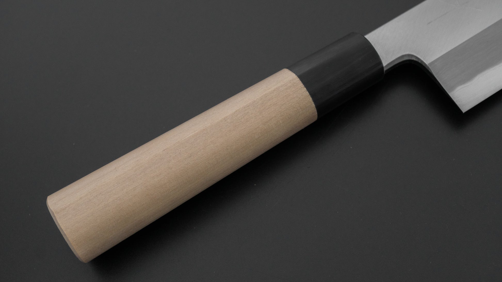Hitohira Togashi White #2 Usuba 210mm Ho Wood Handle (D-Shape/ Saya)