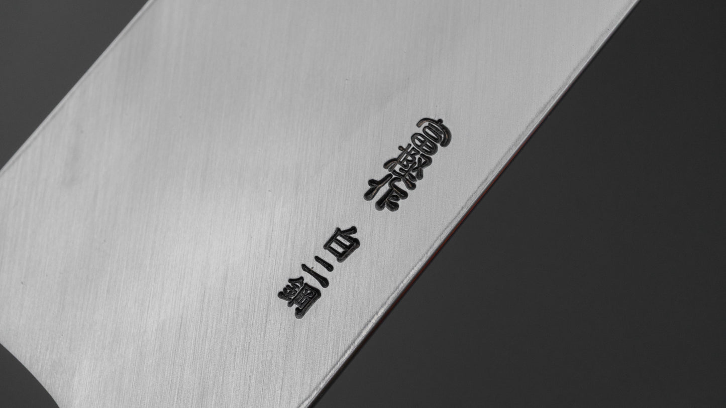 Hitohira Togashi White #2 Usuba 225mm Ho Wood Handle (D-Shape/ Saya)