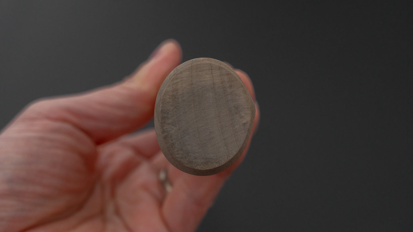 Hitohira Togashi White #2 Usuba 225mm Ho Wood Handle (D-Shape/ Saya)