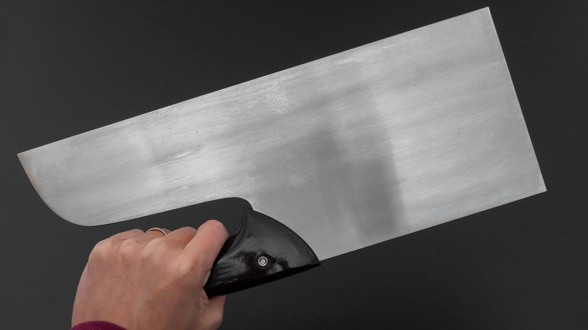 Hitohira Blue #2 Kurouchi Sobakiri 330mm Lacquered Handle