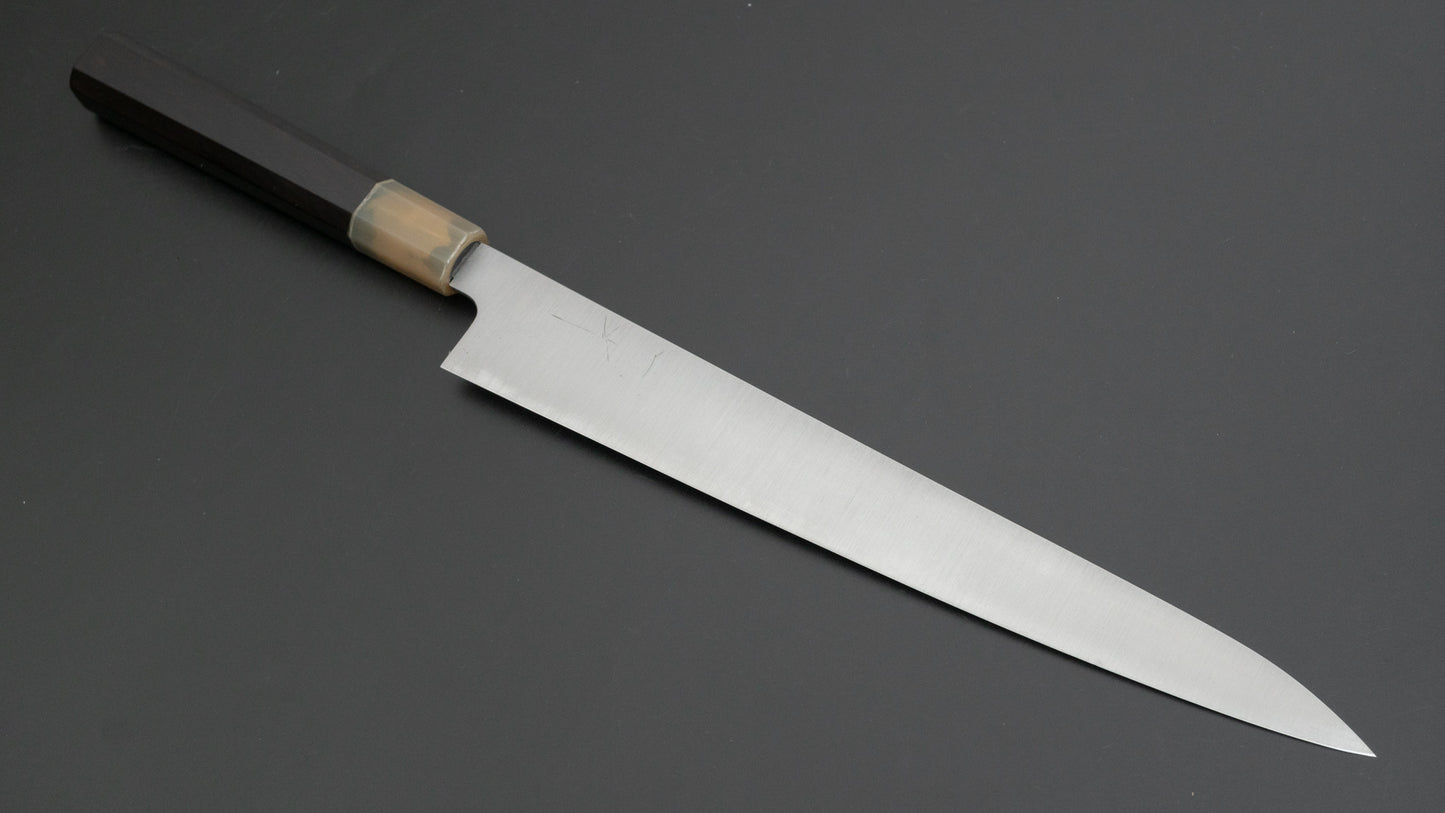 Hitohira Ashi Swedish Stainless Sujihiki 270mm Ebony Handle