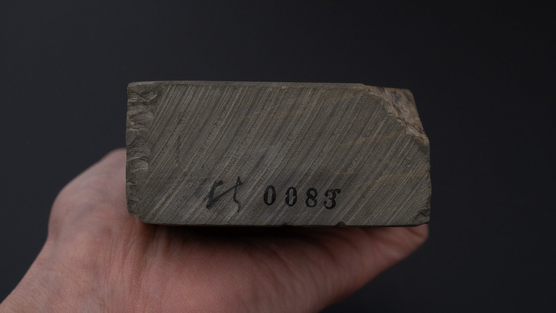 Hitohira Picked Ohira Karasu Natural Stone Type 30 (No.0083)