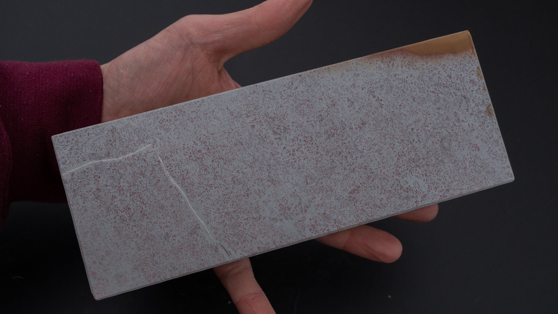Hitohira Picked Mizukihara Uchigumori Natural Stone (No.0089)