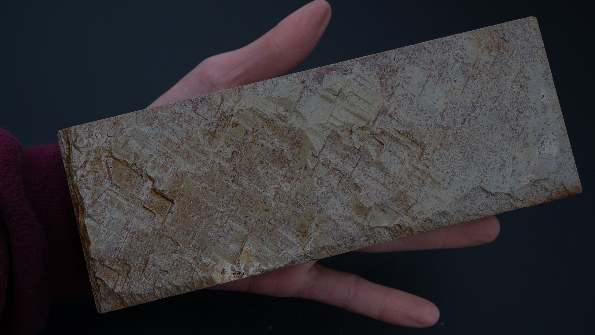 Hitohira Picked Mizukihara Uchigumori Natural Stone (No.0089)