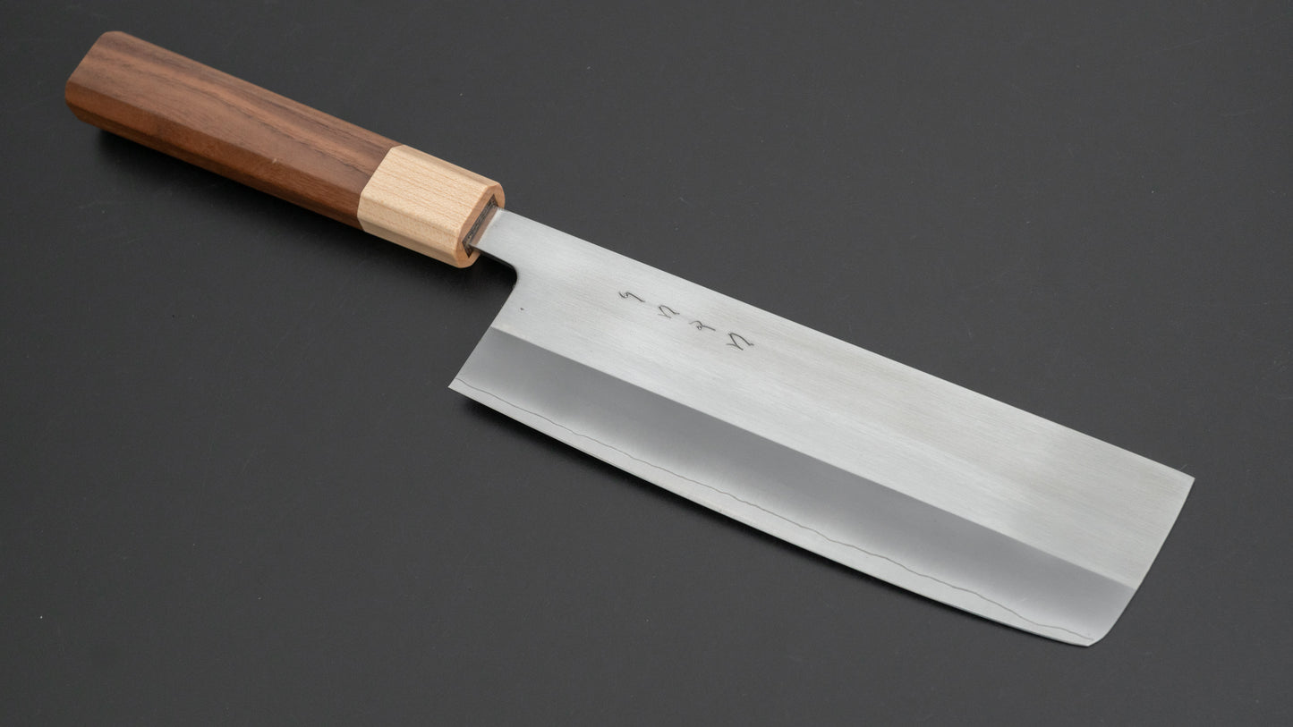 Hitohira TD SLD Migaki Nakiri 165mm Walnut Handle