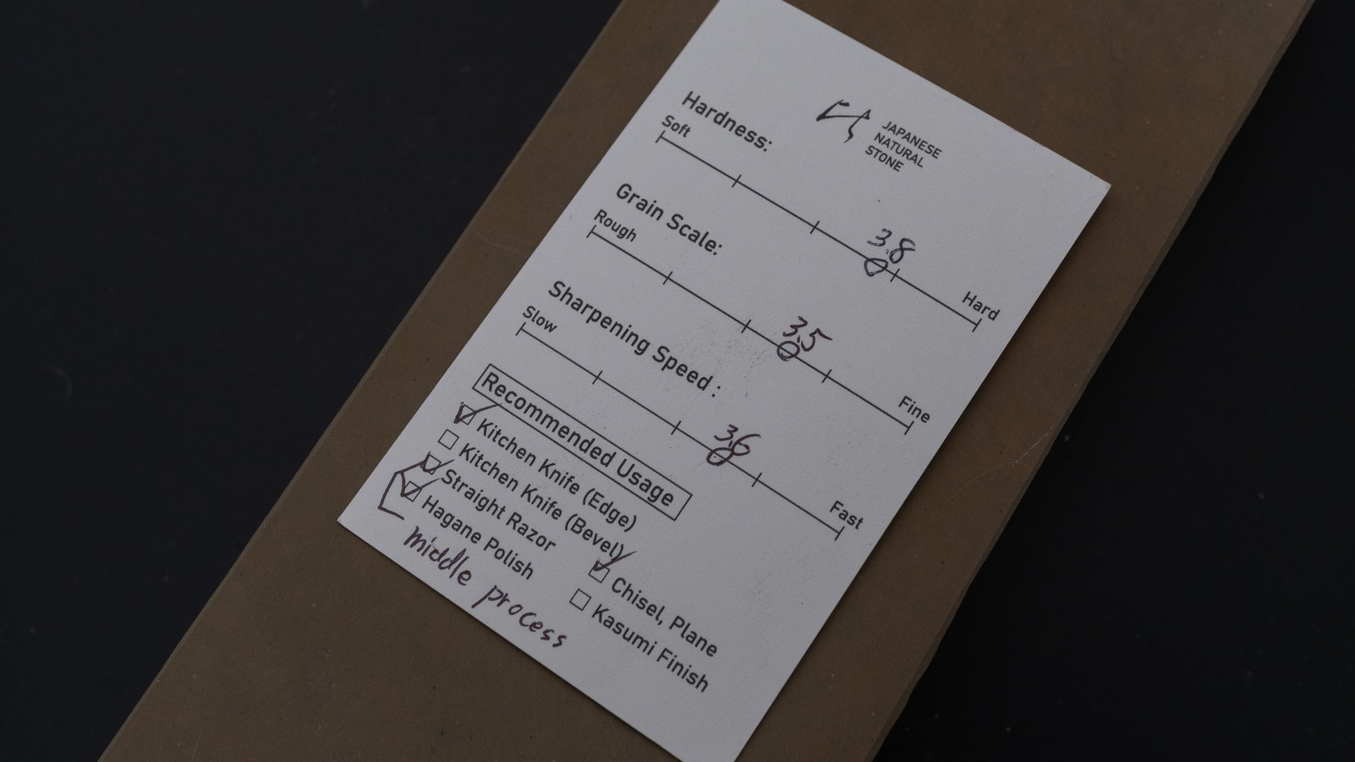 Hitohira Picked Shobudani Natural Stone Type 30 (No.0093)