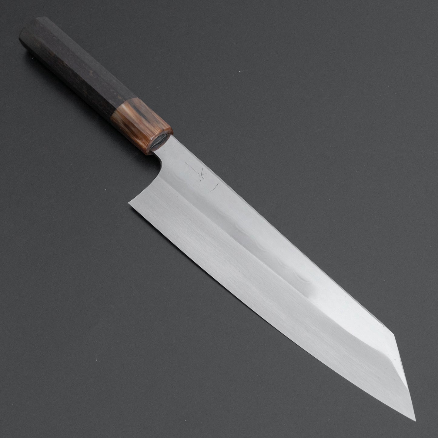 Hitohira Togashi White #1 Notaremon Mizu Honyaki Kiritsuke Gyuto 240mm Taihei Ebony Handle (#102/ Saya)