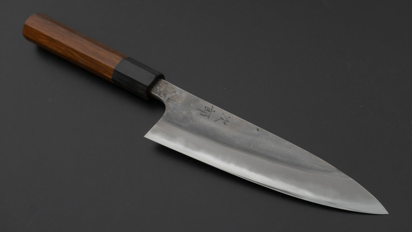 かじや次郎 鎚目 和式 ペティナイフ 150mm 太平鉄刀木柄 (#791)