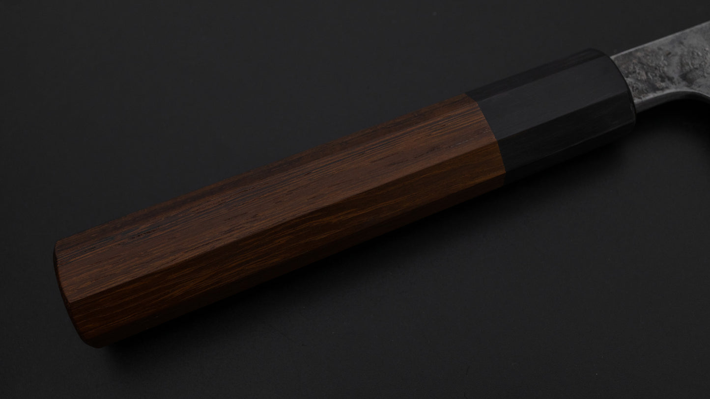 かじや次郎 鎚目 和式 ペティナイフ 150mm 太平鉄刀木柄 (#791)