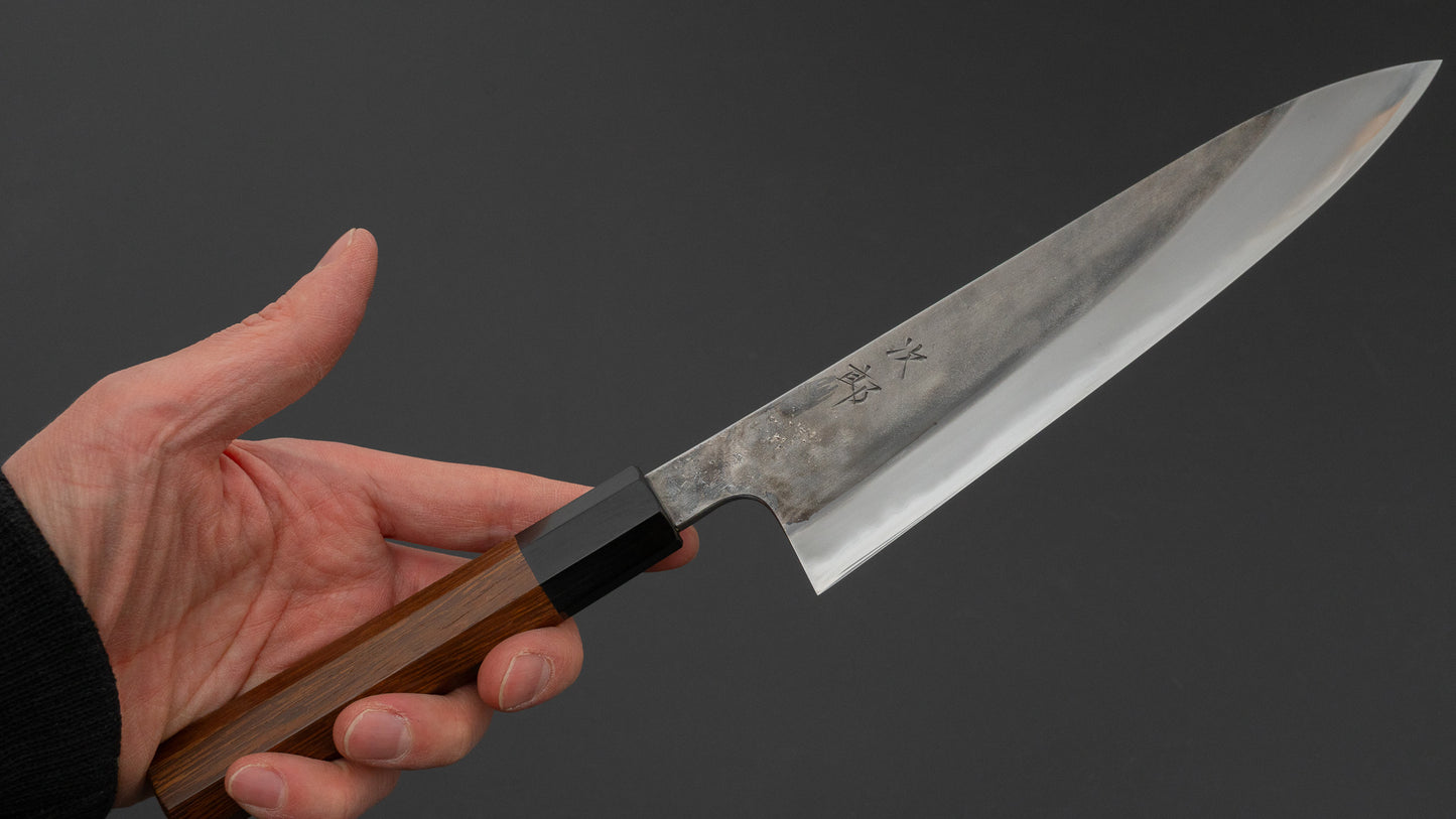 かじや次郎 鎚目 和式 ペティナイフ 180mm 太平鉄刀木柄 (#794)