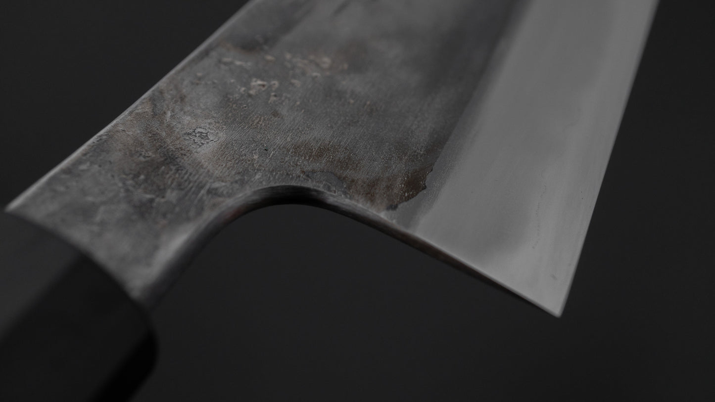 かじや次郎 鎚目 和式 ペティナイフ 180mm 太平鉄刀木柄 (#794)