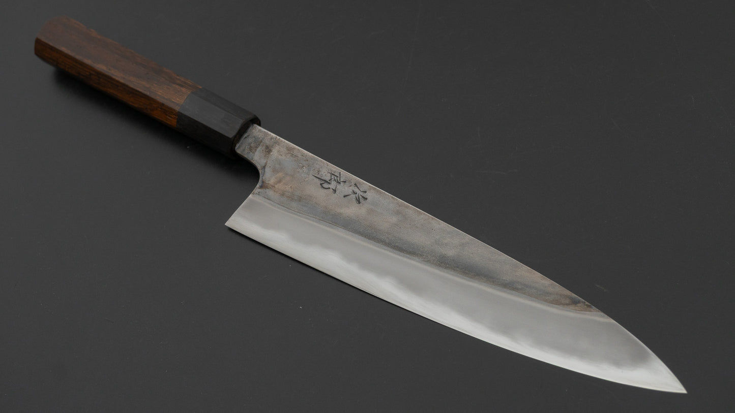 かじや次郎 鎚目 和式 ペティナイフ 180mm 太平鉄刀木柄 (#795)