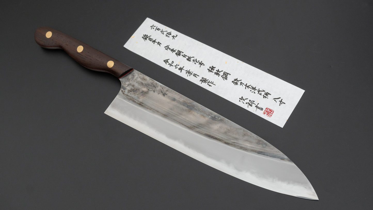 Jiro Tsuchime Yo Gyuto 240mm Tagayasan Handle (#629)