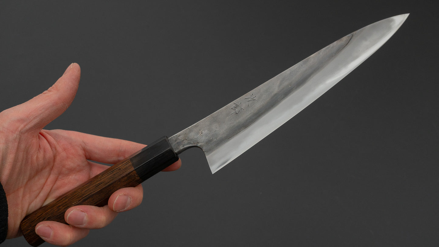 かじや次郎 鎚目 和式 ペティナイフ 180mm 太平鉄刀木柄 (#799)