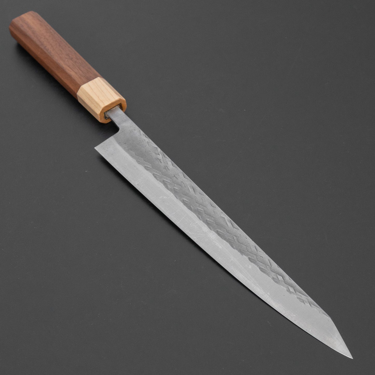 Hitohira TD SLD Tsuchime Sujihiki 240mm Walnut Handle