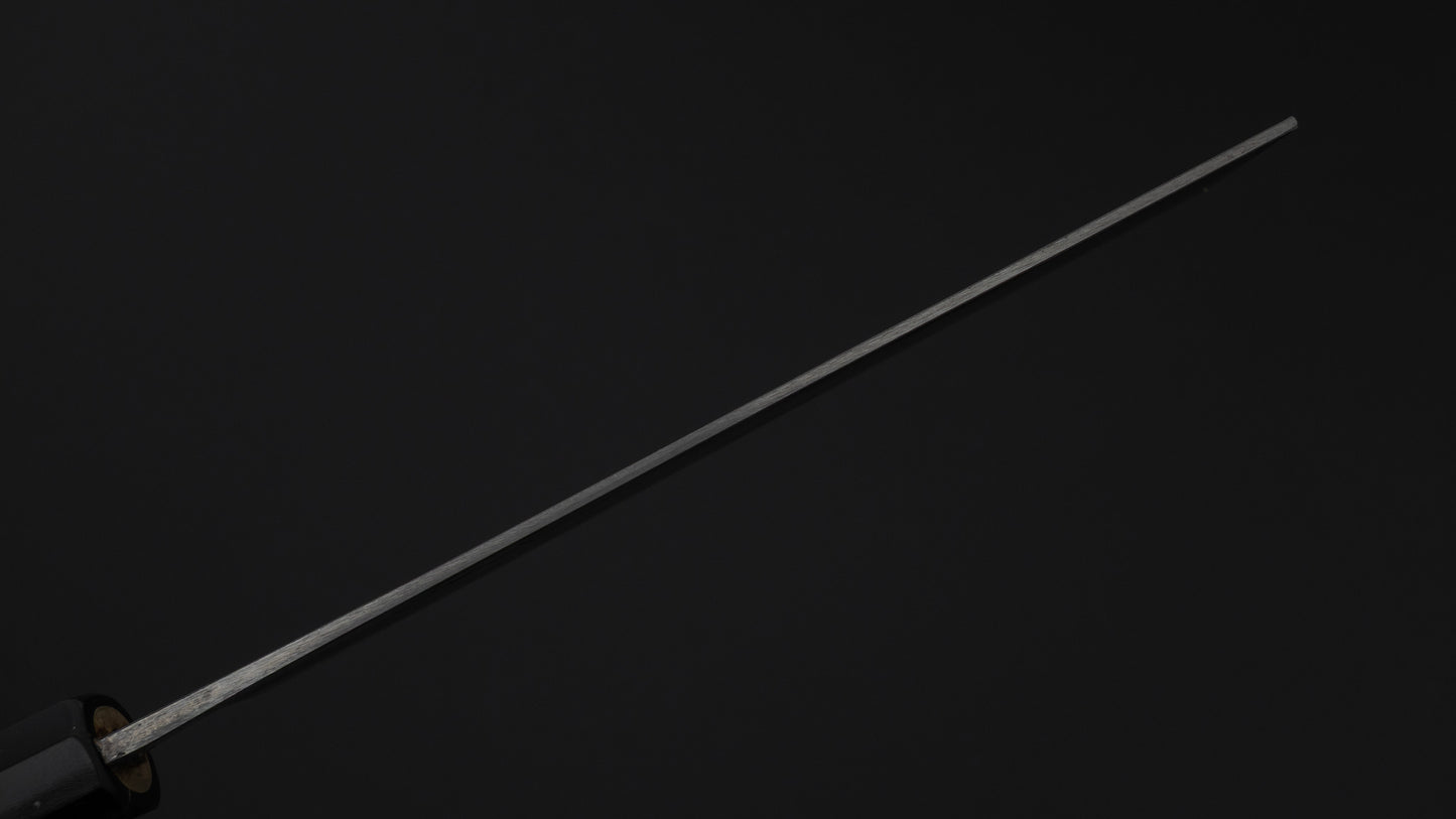 Hitohira Hizen Kurouchi Blue #1 Stainless Clad Nakiri 165mm Ho Wood Handle