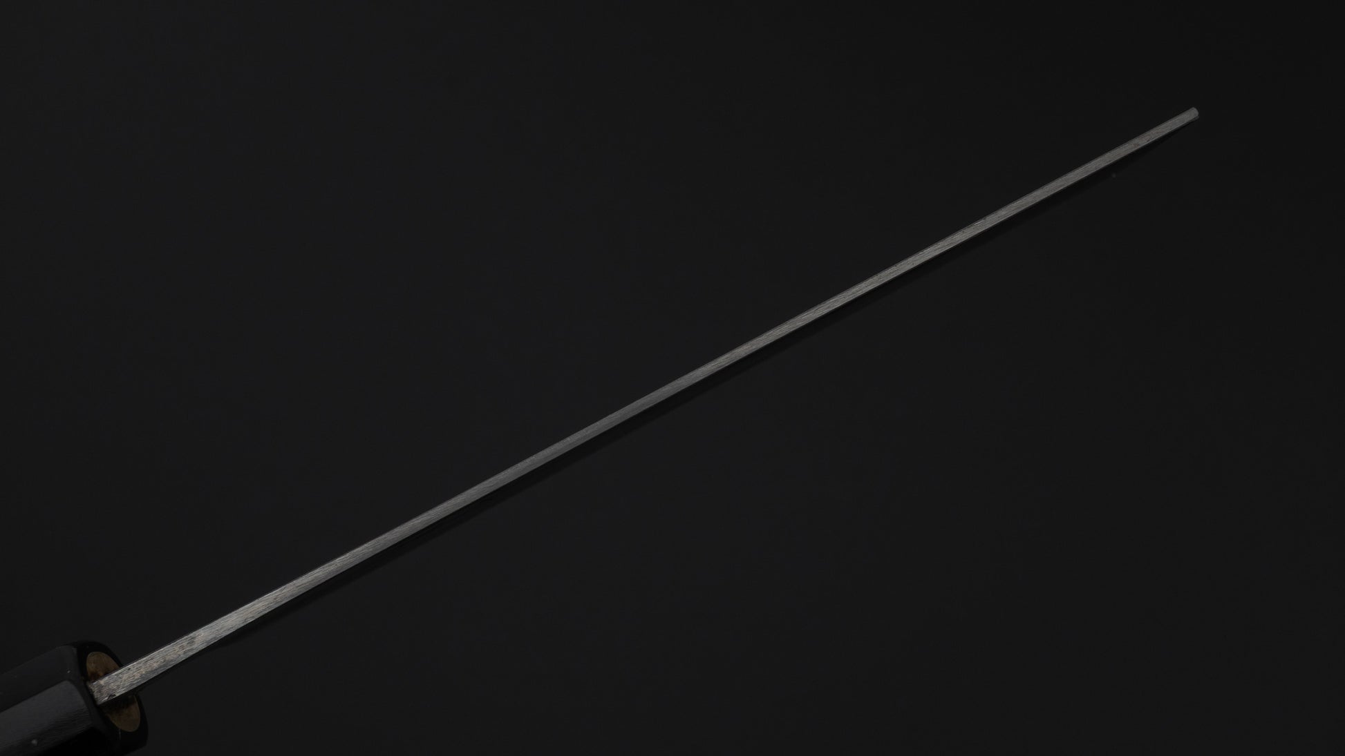 Hitohira Hizen Kurouchi Blue #1 Stainless Clad Nakiri 165mm Ho Wood Handle