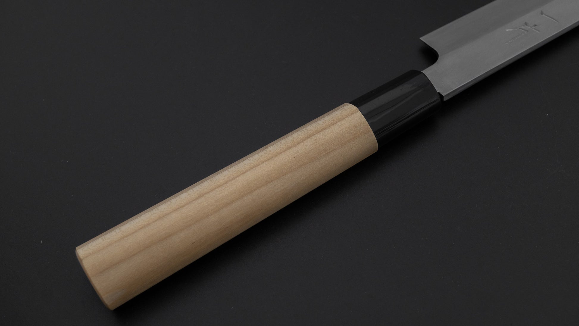 Hitohira Carbon Left-Handed Yanagiba 210mm Ho Wood Handle