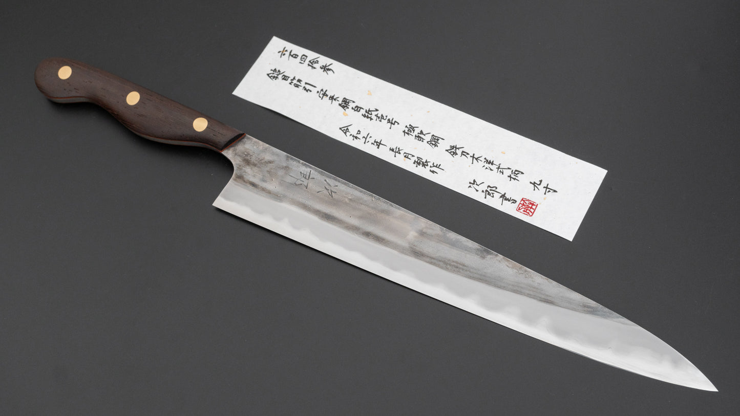 Jiro Tsuchime Yo Sujihiki 270mm Tagayasan Handle (#643)