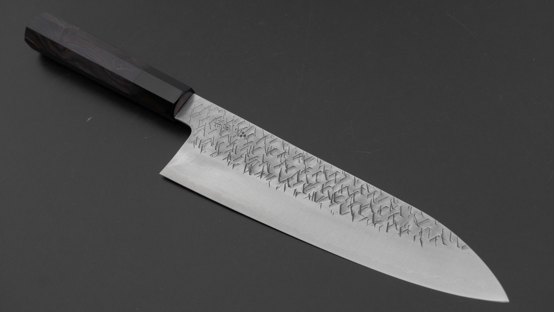 Nigara Blue Super Gyuto 210mm Ebony Handle