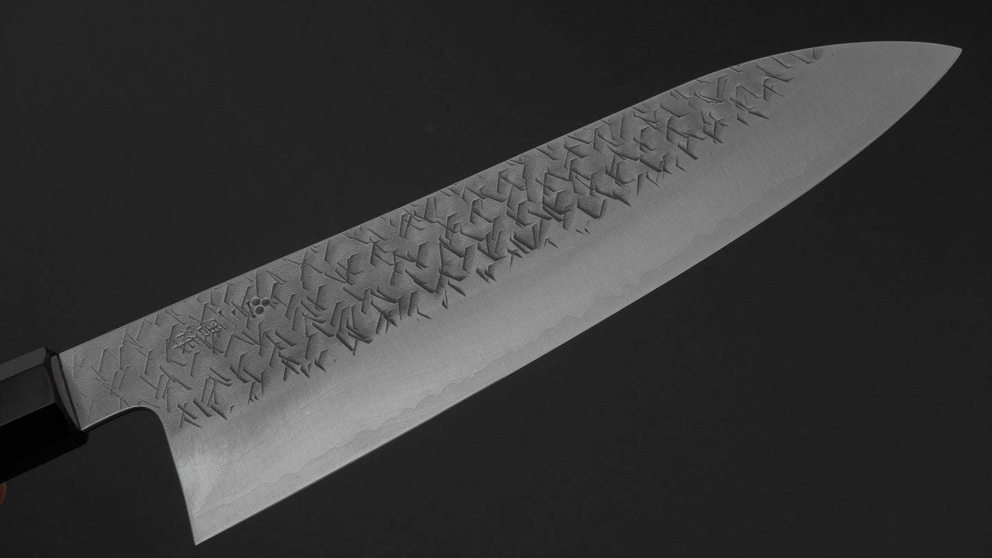 Nigara Blue Super Gyuto 210mm Ebony Handle