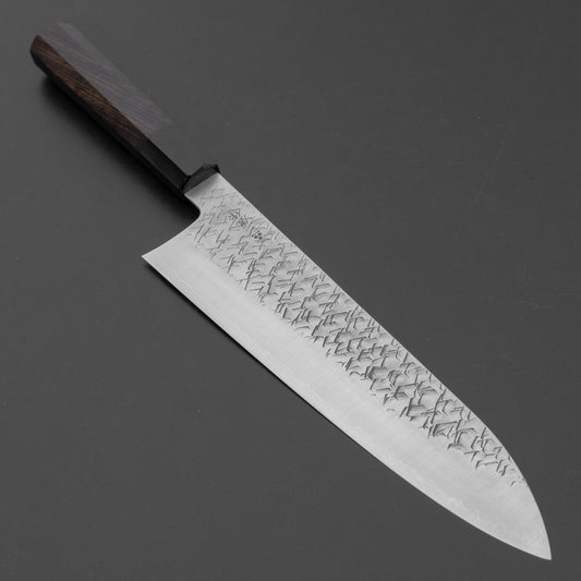 Nigara Blue Super Gyuto 240mm Ebony Handle
