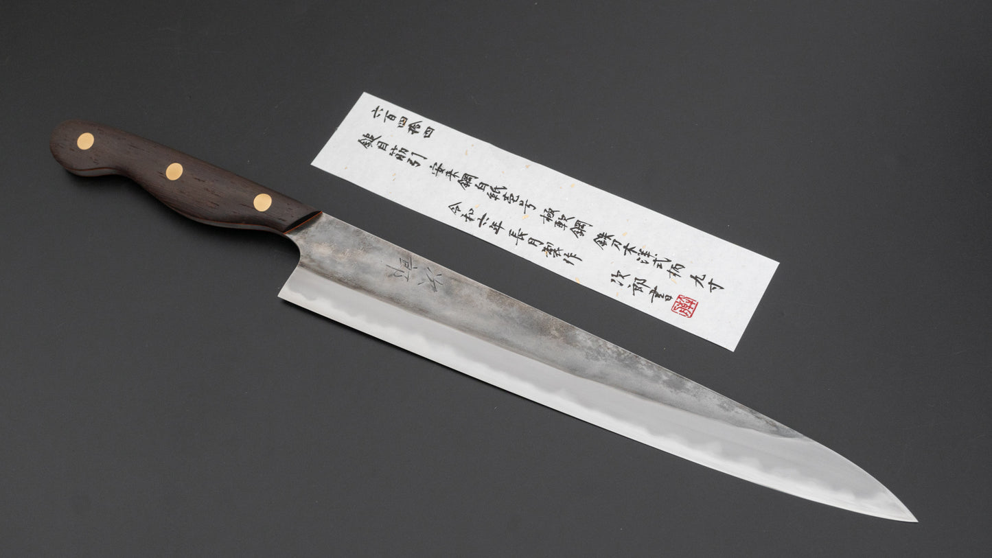 Jiro Tsuchime Yo Sujihiki 270mm Tagayasan Handle (#644)