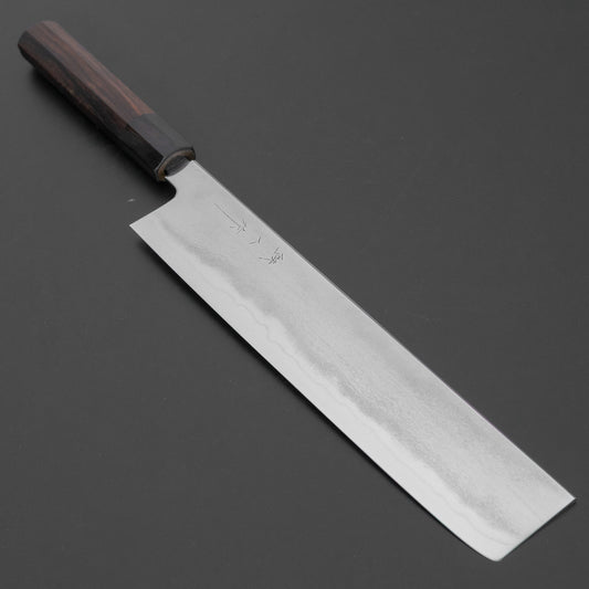 Tetsujin Silver #3 Metal Flow Pasta Kiri 270mm Taihei Makassar Ebony Handle