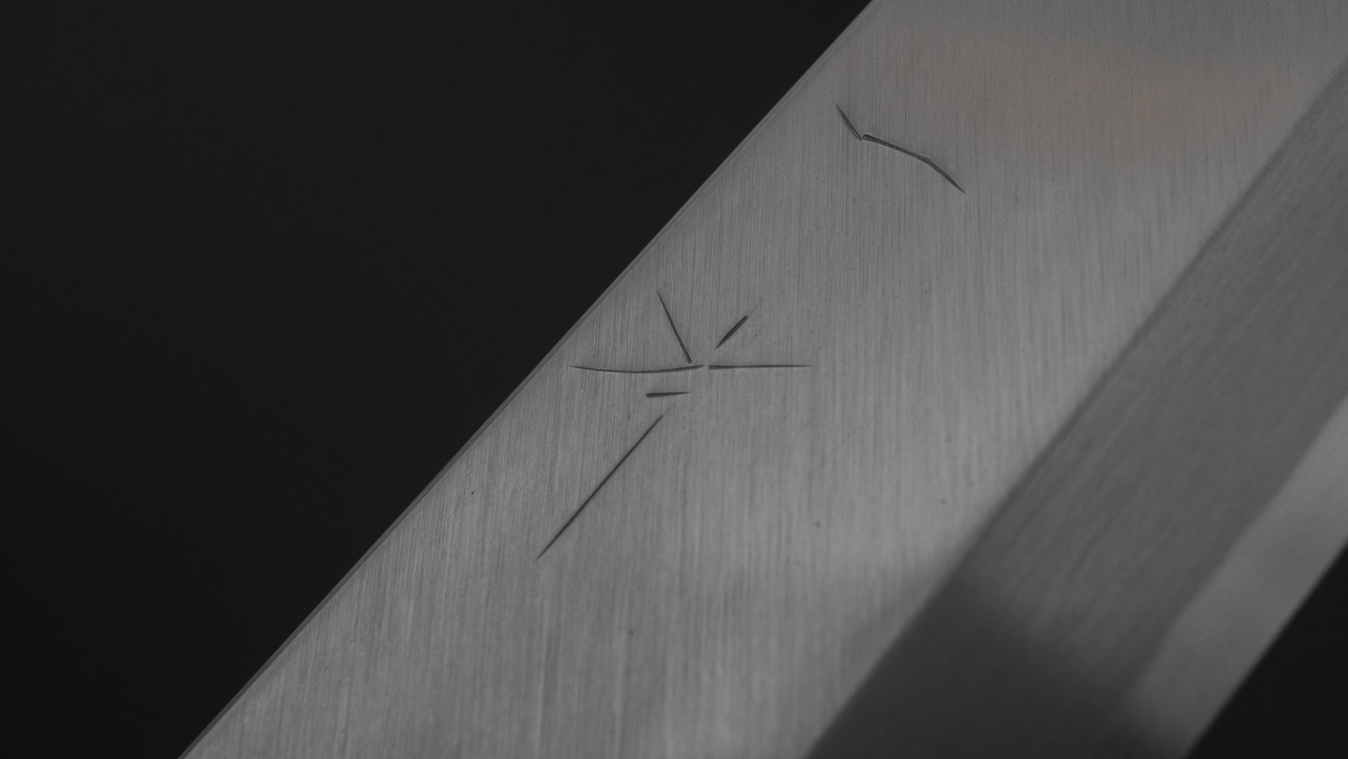 Hitohira Kikuchiyo Manzo Blue #2 Mioroshi Deba 210mm Ebony Handle (Saya)