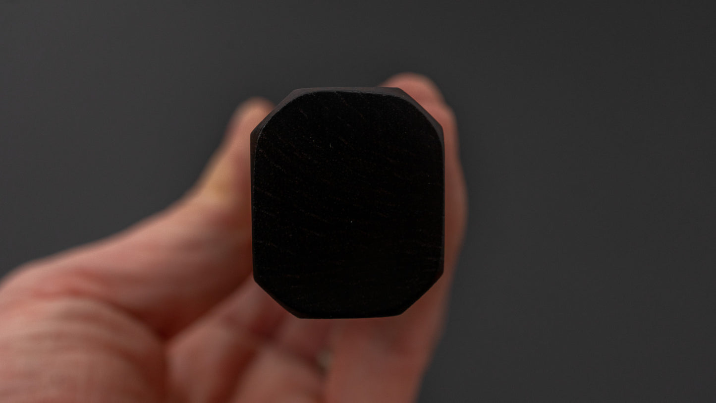 Hitohira Kikuchiyo Manzo Blue #2 Mioroshi Deba 210mm Ebony Handle (Saya)