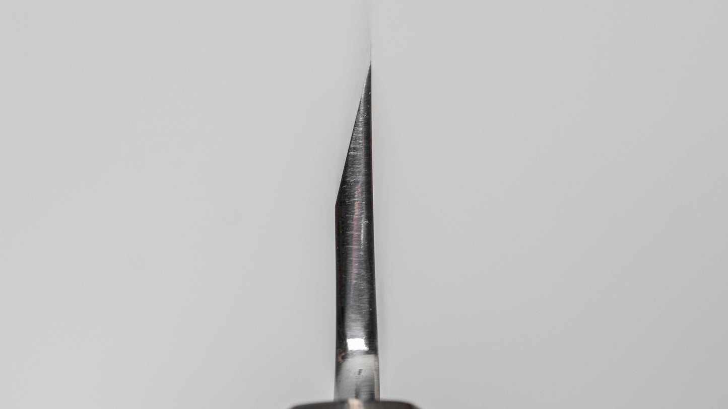 Hitohira Kikuchiyo Manzo Blue #2 Mioroshi Deba 210mm Ebony Handle (Saya)