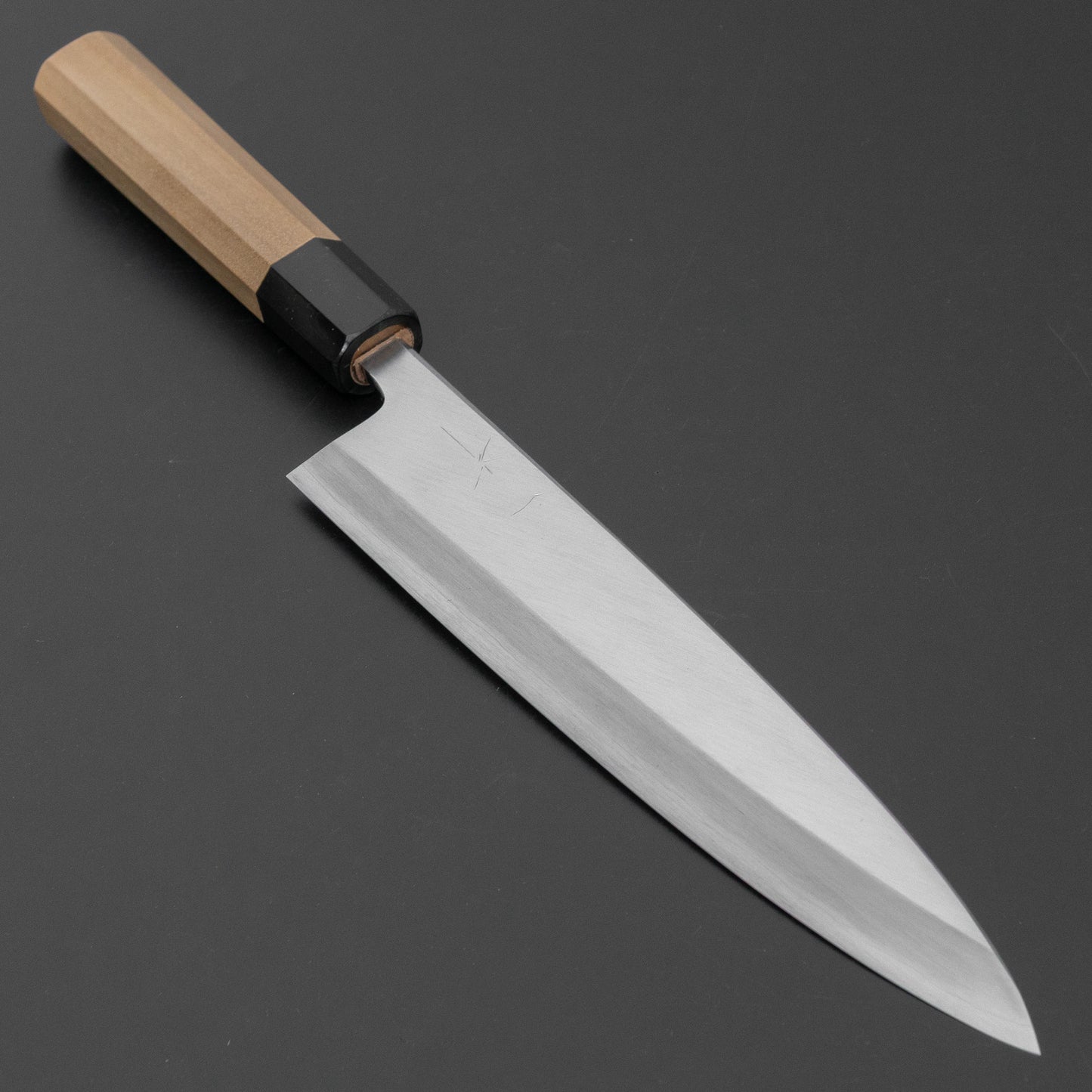 Hitohira Kikuchiyo Mosuke Silver #3 Mioroshi Deba 210mm Ho Wood Handle