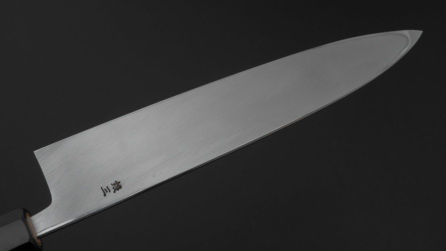 Hitohira Kikuchiyo Mosuke Silver #3 Mioroshi Deba 240mm Ho Wood Handle