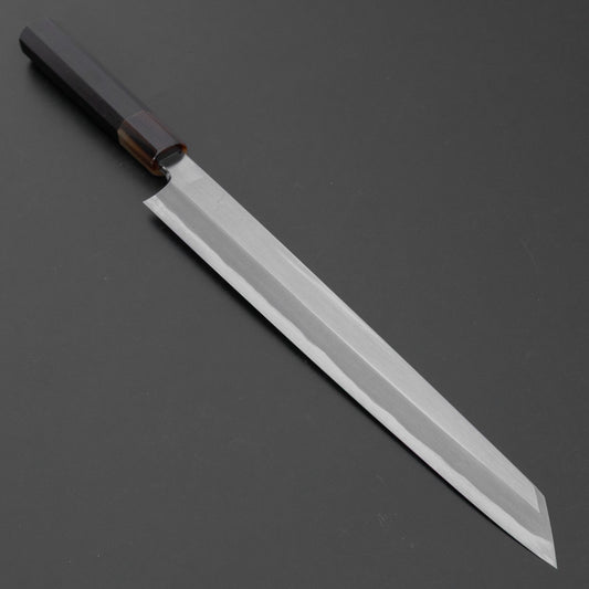 Hitohira Togashi White #1 Tachi Kiritsuke Yanagiba 300mm Ebony Handle (Saya)