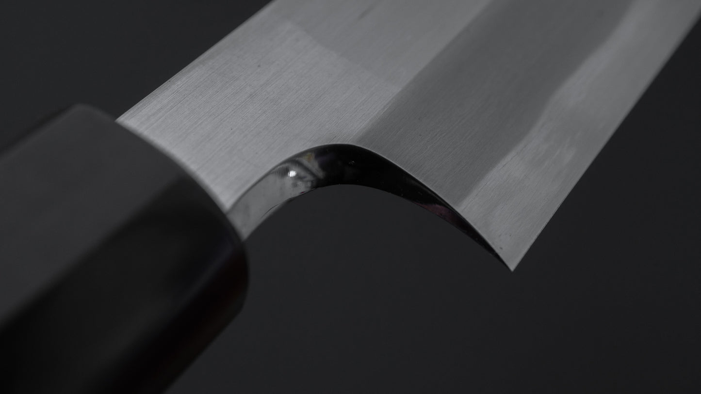 Hitohira Togashi White #1 Tachi Kiritsuke Yanagiba 300mm Ebony Handle (Saya)