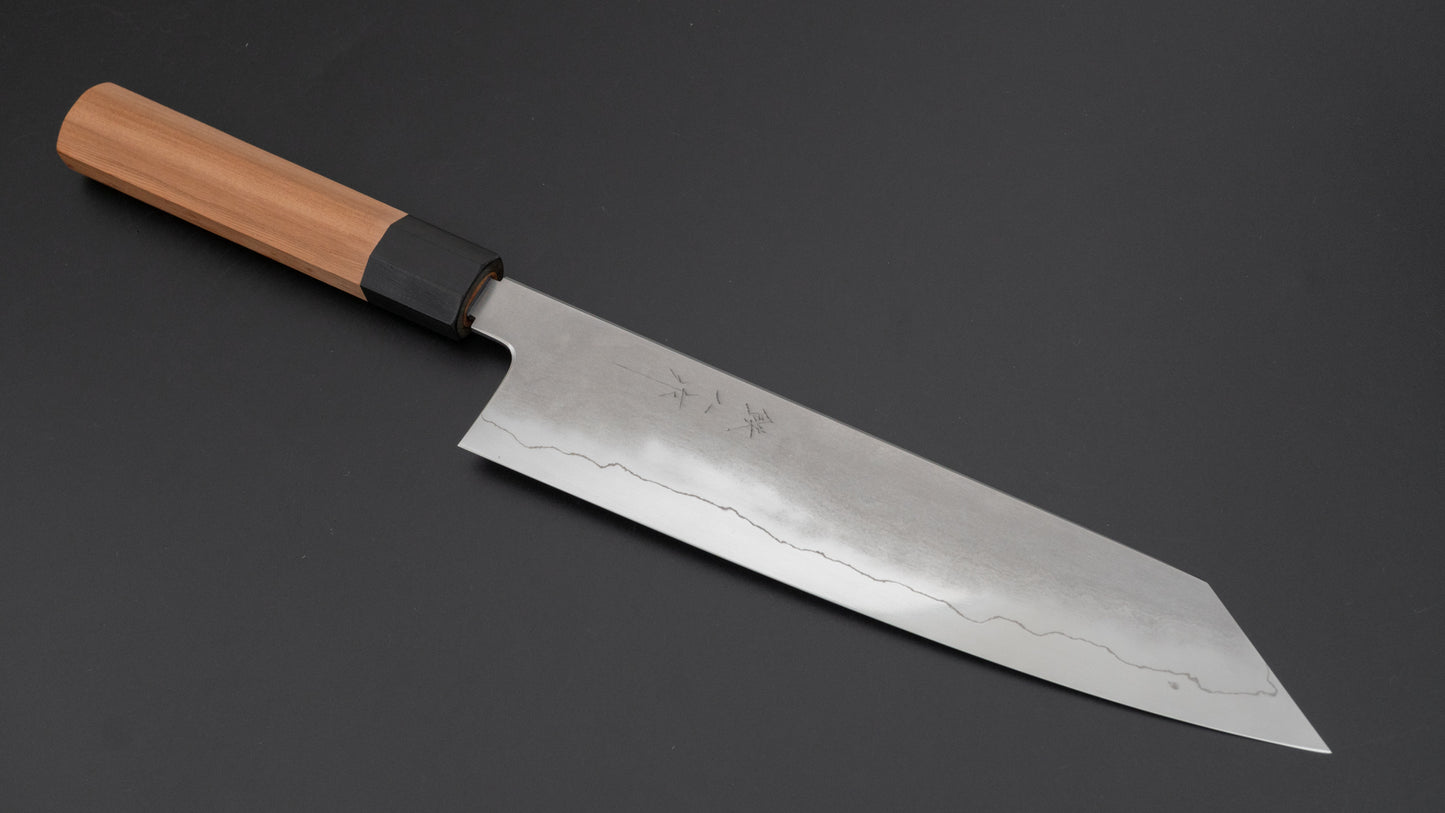 Tetsujin Silver #3 Kasumi Kiritsuke Gyuto 240mm Yakusugi Cedar Handle