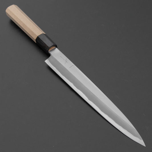 Hitohira Togashi Blue #2 Yanagiba 210mm Ho Wood Handle (Saya)