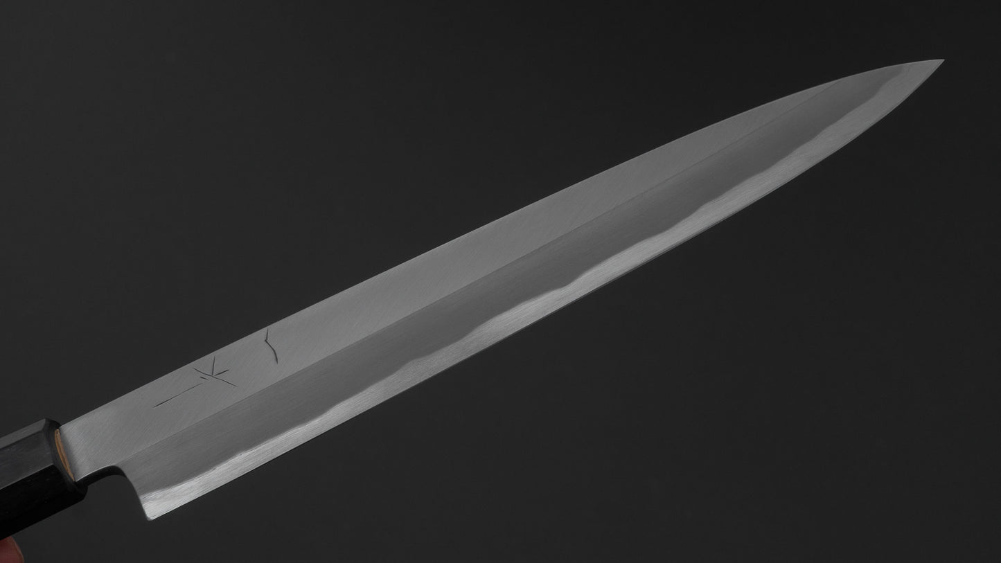 Hitohira Togashi Blue #2 Yanagiba 210mm Ho Wood Handle (Saya)