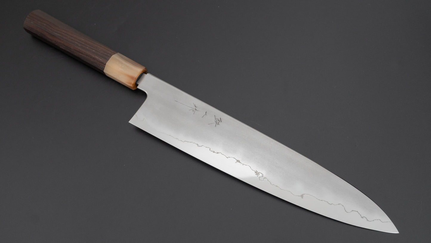 Tetsujin Silver #3 Kasumi Gyuto 270mm Taihei Makassar Ebony Handle