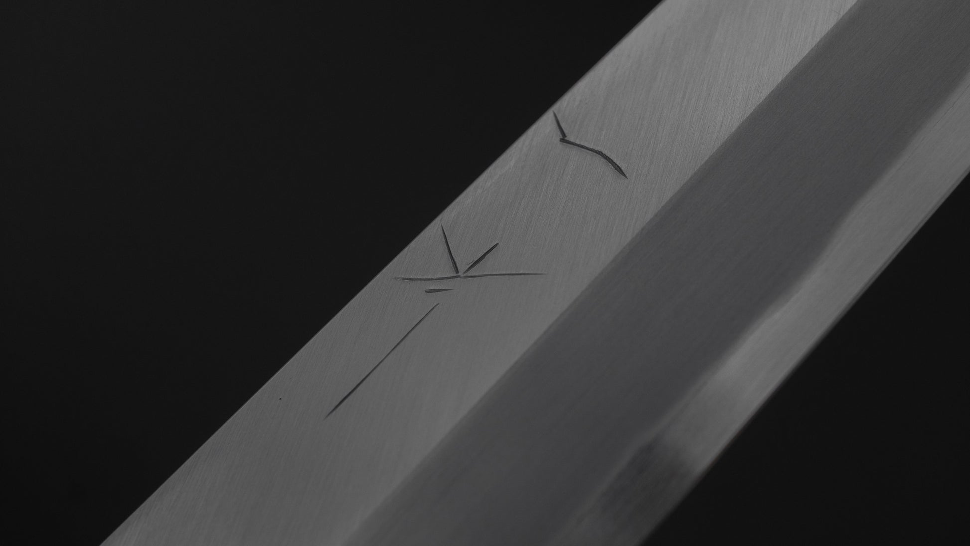 Hitohira Togashi Blue #2 Yanagiba 210mm Ho Wood Handle (Saya)