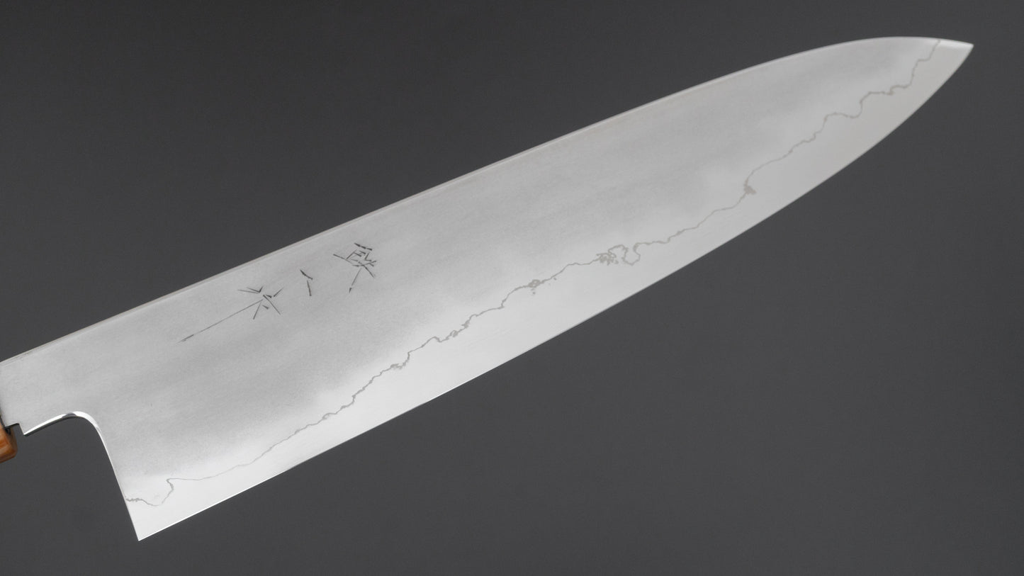 Tetsujin Silver #3 Kasumi Gyuto 270mm Taihei Makassar Ebony Handle