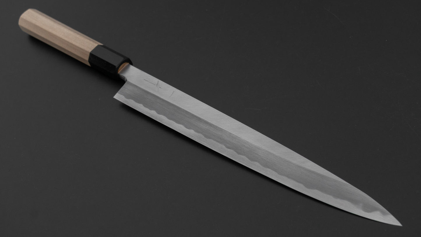 Hitohira Tanaka Manzo White #2 Yanagiba 240mm Ho Wood Handle (Saya)