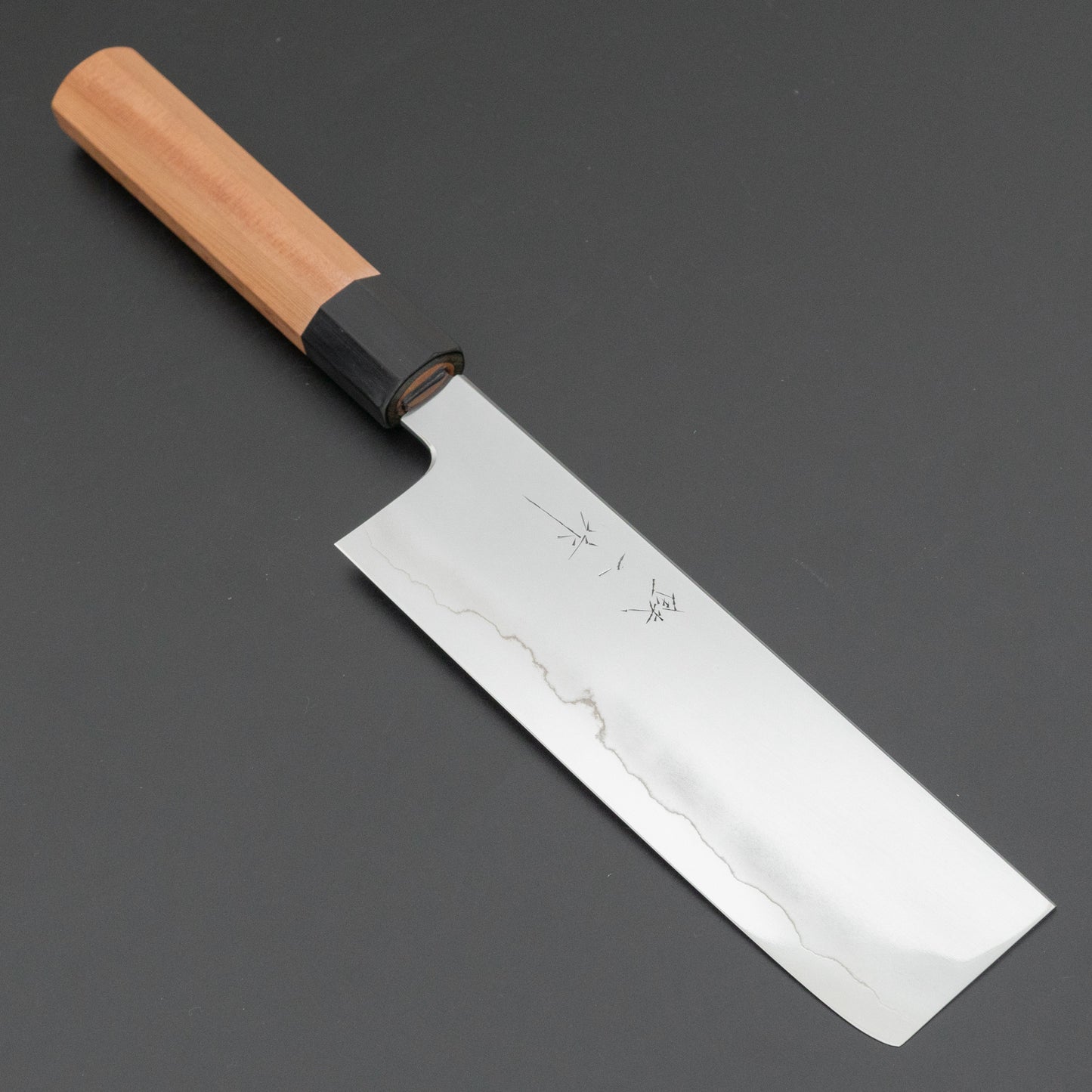 Tetsujin Silver #3 Ukiba Nakiri 180mm Yakusugi Cedar Handle