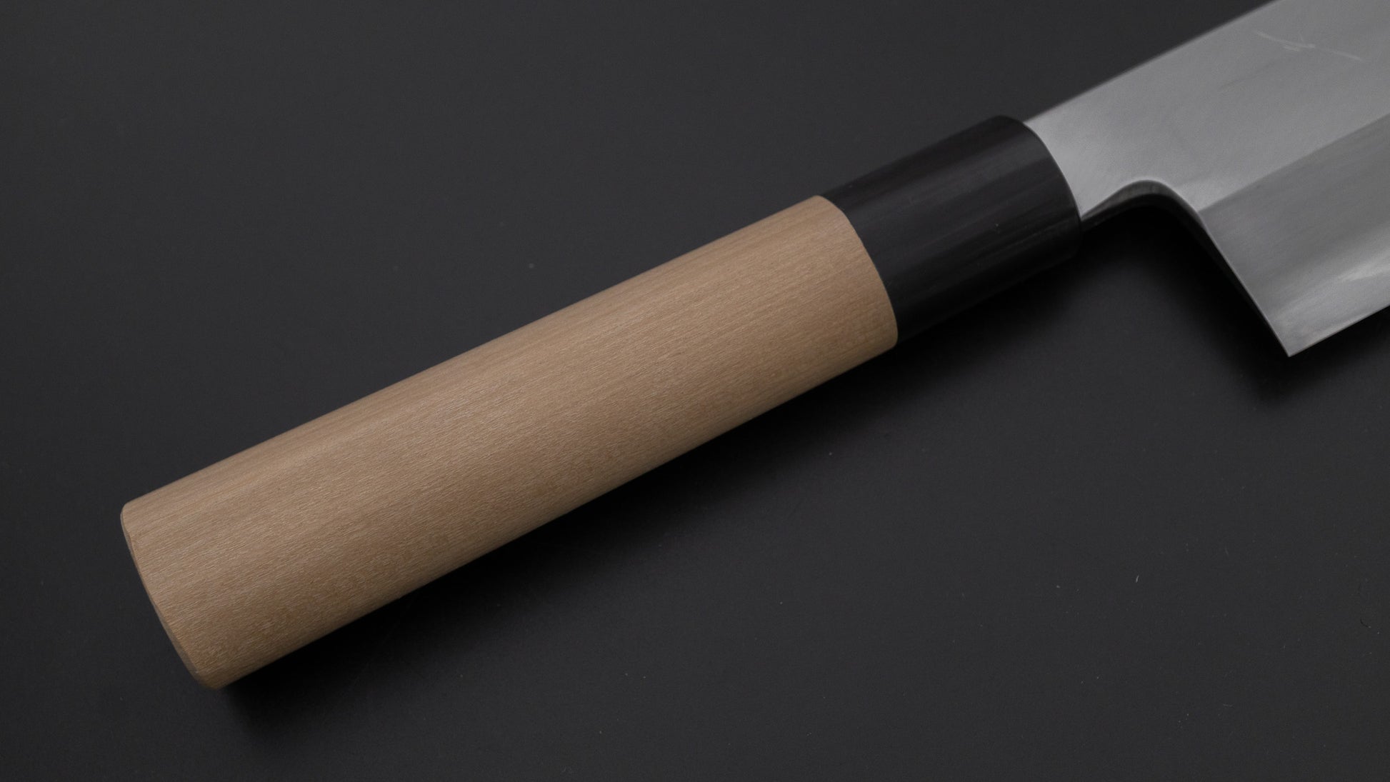 Hitohira Togashi White #2 Usuba 240mm Ho Wood Handle (D-Shape/ Saya)