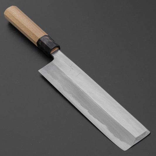 Hitohira Tanaka Mosuke Blue #1 Usuba 210mm Ho Wood Handle (Saya)