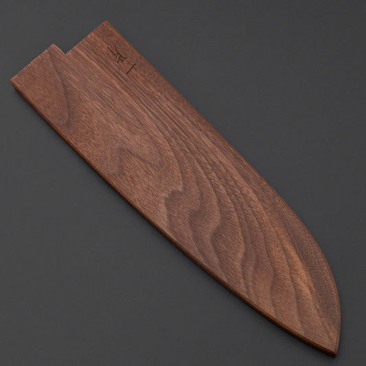 Hitohira WB Walnut Saya Santoku 180mm (4.5mm)
