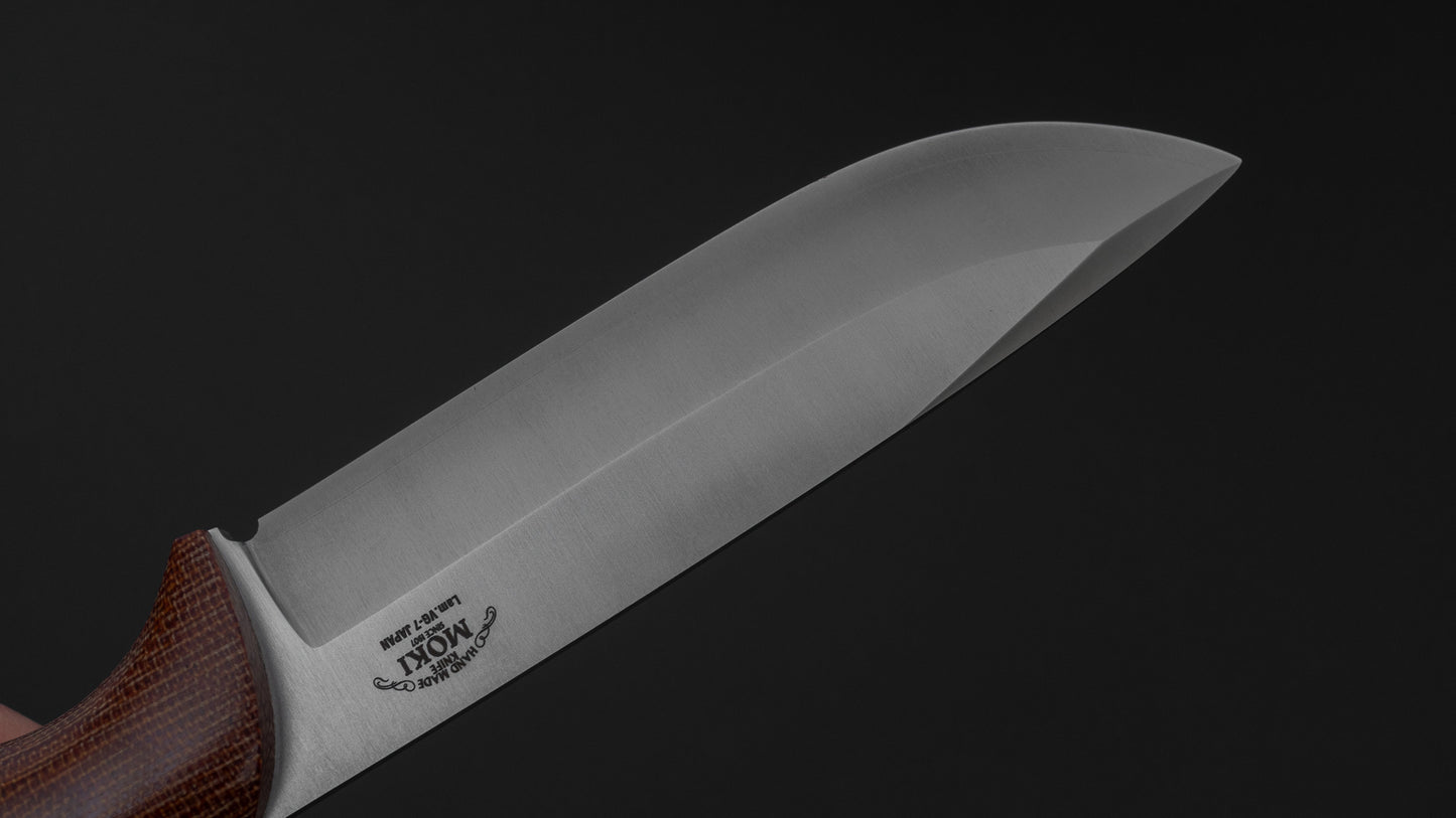 モキナイフ バーグ ナチュラルブラウンハンドル