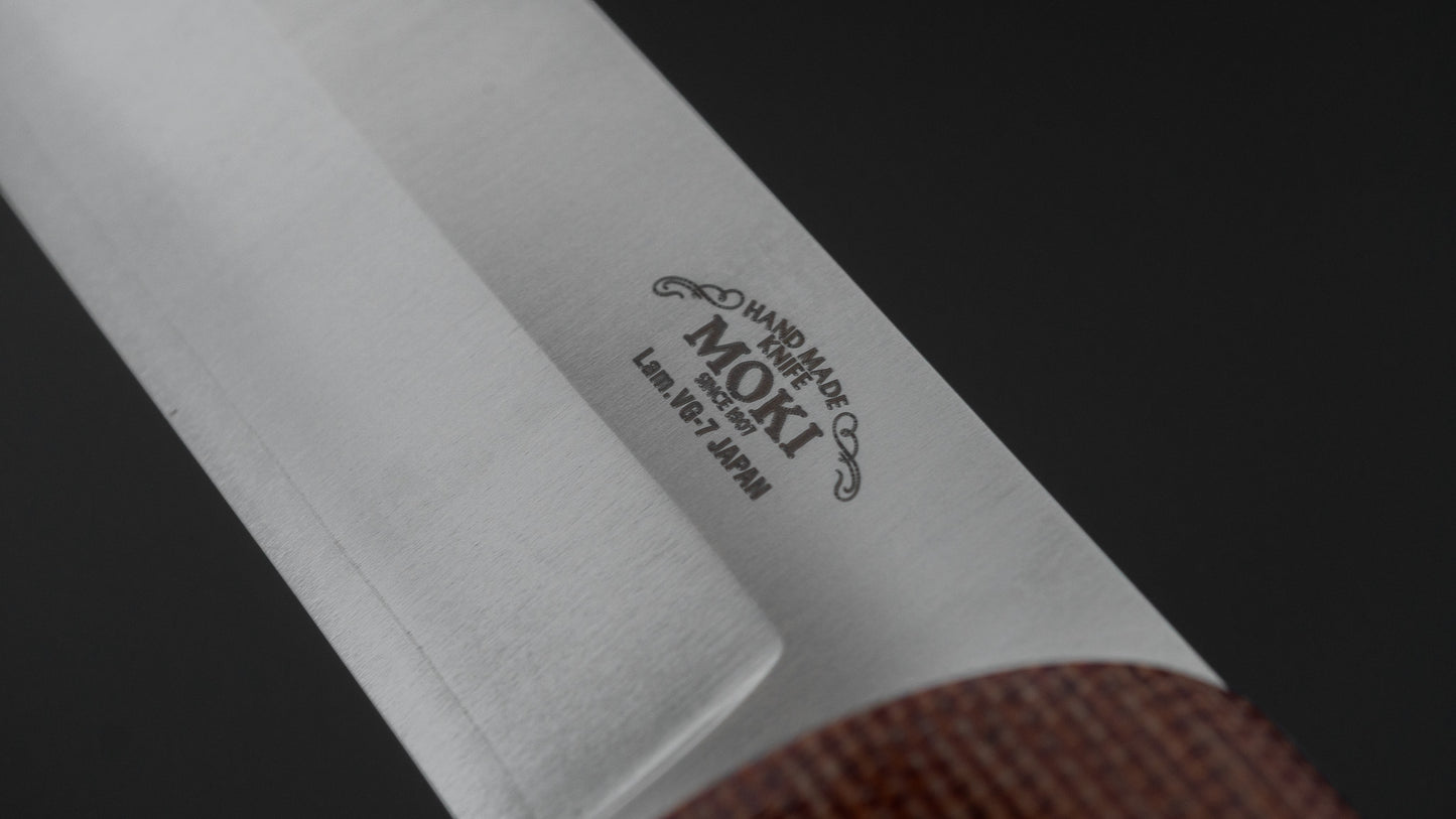 モキナイフ バーグ ナチュラルブラウンハンドル