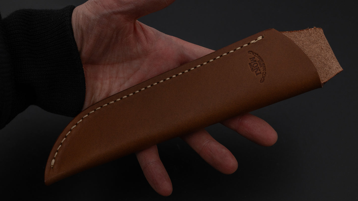 モキナイフ バーグ ナチュラルブラウンハンドル