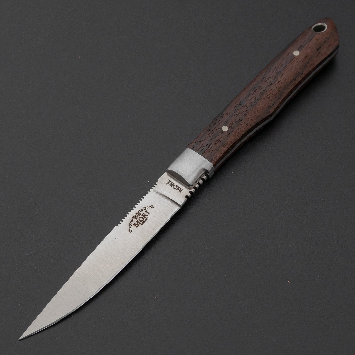 MOKI Trout & Bird 2.0 Fixed Blade Rosewood Handle